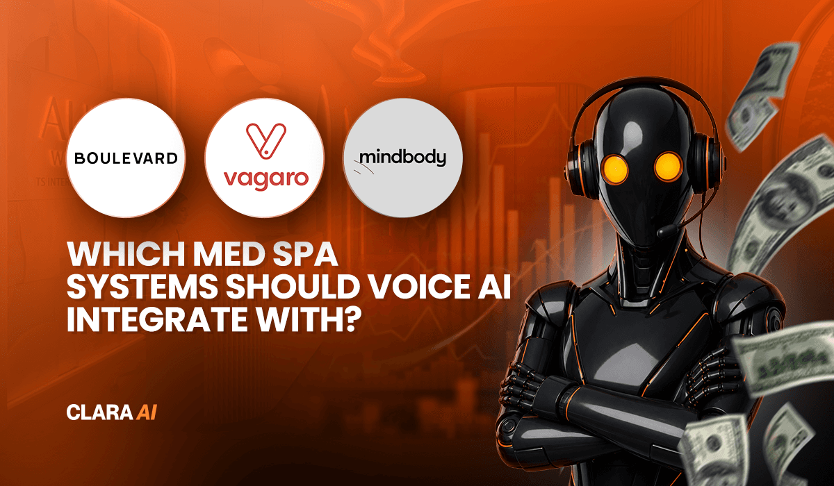 Boulevard, Vagaro, Mindbody: Which Med Spa Systems Should Voice AI Integrate With?