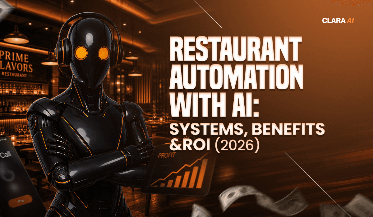 Restaurant Automation with AI: Systems, Benefits & ROI (2026)