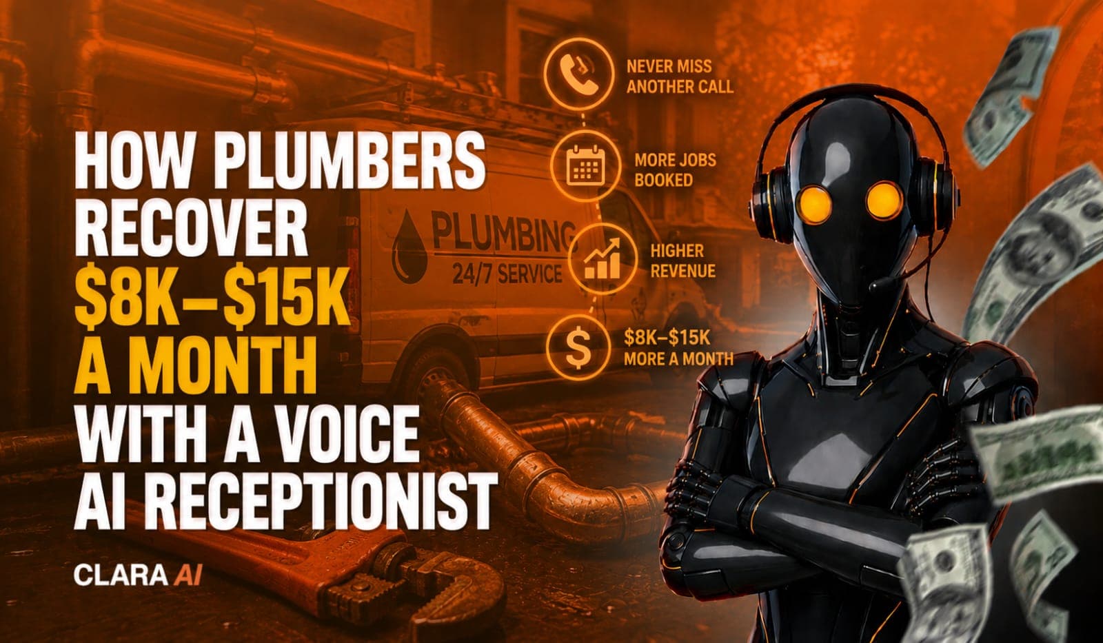 How Plumbers Recover $8K–$15K a Month with a Voice AI Receptionist