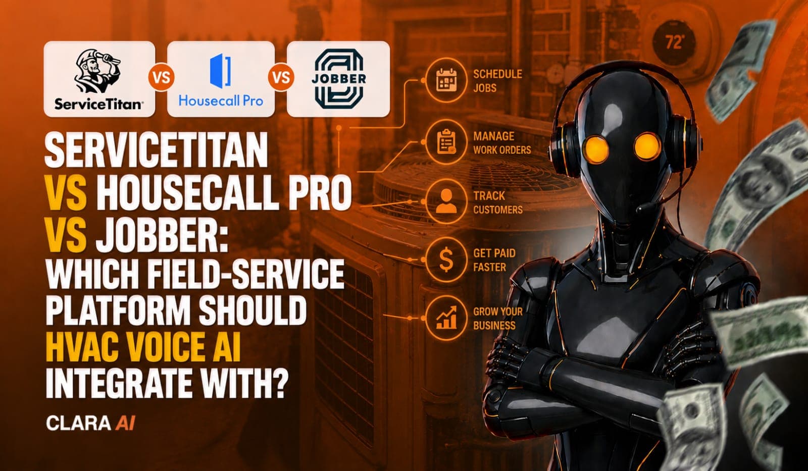 ServiceTitan vs Housecall Pro vs Jobber: Which Field-Service Platform Should HVAC Voice AI Integrate With?