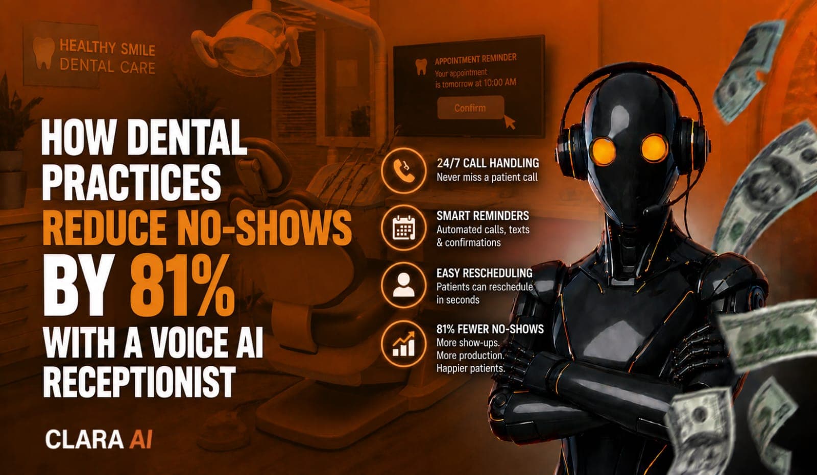 How Dental Practices Reduce No-Shows by 81% with a Voice AI Receptionist