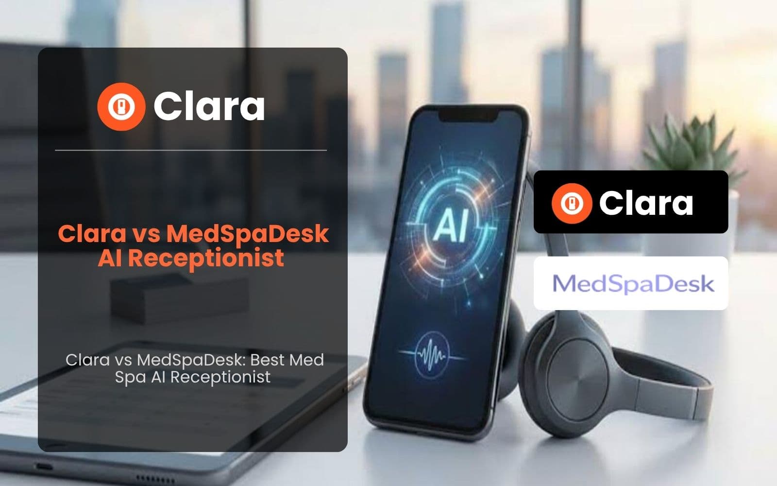 Clara vs MedSpaDesk: Best Med Spa AI Receptionist in 2026