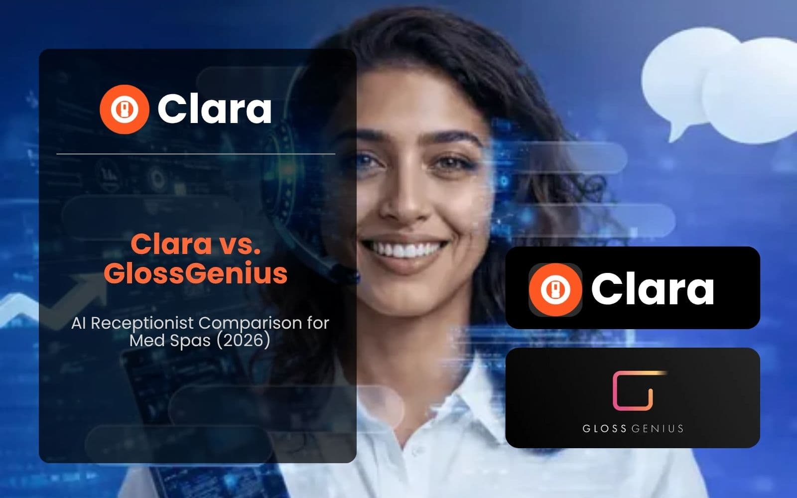 Clara AI vs GlossGenius Reception: Which AI Receptionist Fits a Med Spa?